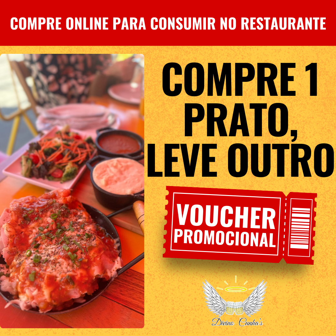 3 - Compre 1 prato e leve outro